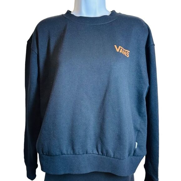 Vans Tops - Vans Original Ronal Boxy Crew Black Pullover Black Women's Size S